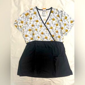 Scrub Top - Halloween - Small